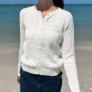 Brandy Melville Cable Knit Cardigan